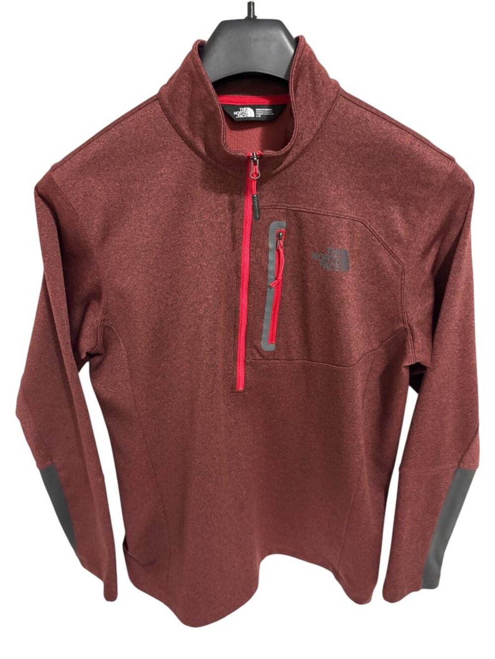 North Face Mens Canyonlands 1/2" Zip Pullover Size Large Maroon